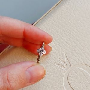 Authentic Pandora Oriental Blossom Ring size 50